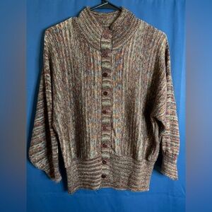 Vintage Babette Ballinger NY Multicolor Knit Sweater - Women’s Size Medium